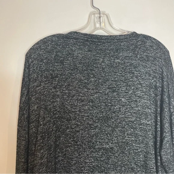 Athleta Mindful Pullover Long Sleeve Sweatshirt Charcoal Grey Heather Medium M - Picture 9 of 10